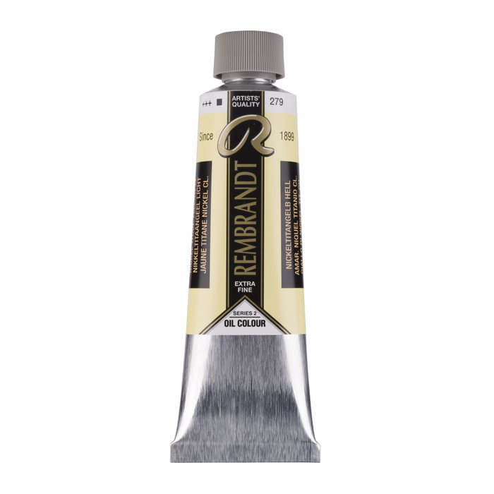 Rembrandt Peinture à l'huile Jaune Nickel Titane Clair 279, 150 ml Rembrandt Peinture à l'huile Jaune Nickel Titane Clair 279, 150 ml