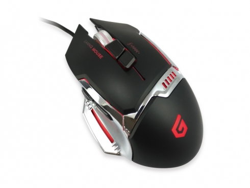 Conceptronic Souris Gaming DJEBBEL 8 Optique 4000 DPI USB 8 Boutons Programmable Noir Argent Conceptronic Souris Gaming DJEBBEL 8 Optique 4000 DPI USB 8 Boutons Programmable Noir Argent