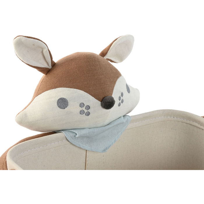 Set de basket Home ESPRIT Bleu Marron 43 x 33 x 32,5 cm 2 Pièces Set de basket Home ESPRIT Bleu Marron 43 x 33 x 32,5 cm 2 Pièces