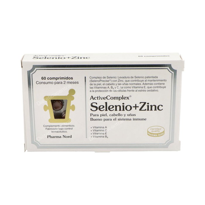PHARMA NORD Activecomplex Selenio+Zinc 60 comprimés PHARMA NORD Activecomplex Selenio+Zinc 60 comprimés