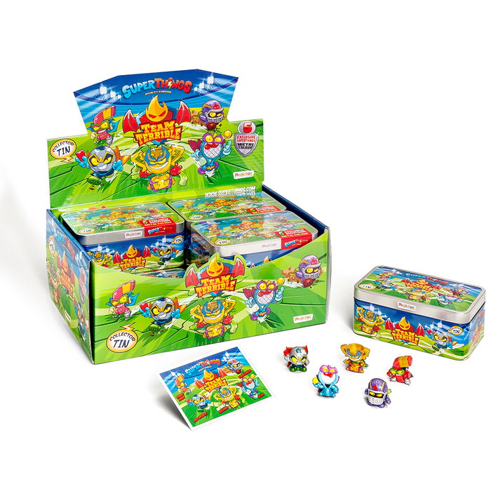Magic Box Expositor de 8 Latan Superthings Serie 8 - Team Terrible Sportif - 40 Figuras Exclusivas - Caja de Cartón - Jouet en Espagnol, Âge Recommandé: +3 Ans Magic Box Expositor de 8 Latan Superthings Serie 8 - Team Terrible Sportif - 40 Figuras Exclusivas - Caja de Cartón - Jouet en Espagnol, Âge Recommandé: +3 Ans
