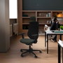 Piqueras y Crespo Chaise de Bureau Mardos avec Appui-tête, Bordeaux et Noir