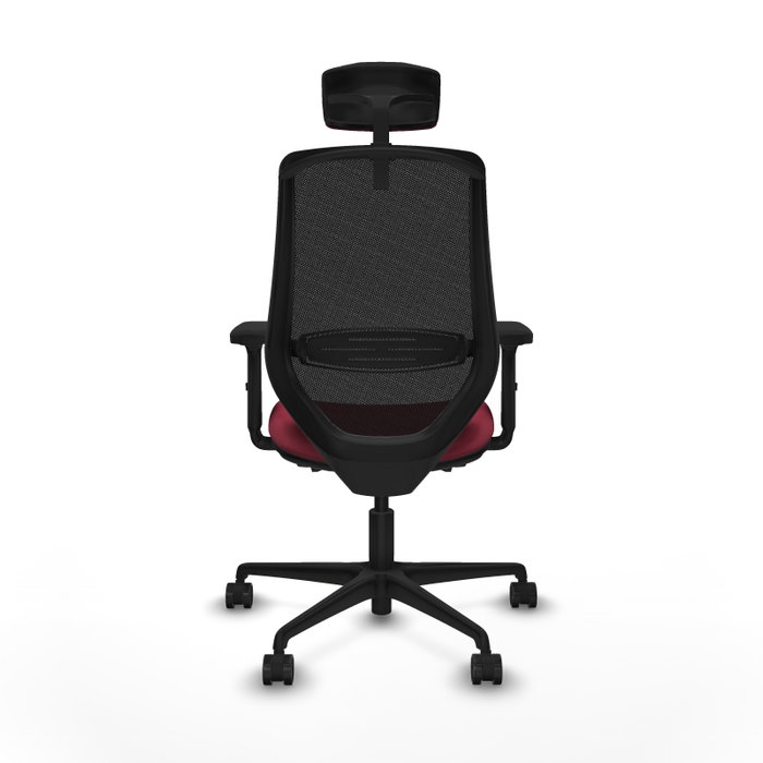 Piqueras y Crespo Chaise de Bureau Mardos avec Appui-tête, Bordeaux et Noir Piqueras y Crespo Chaise de Bureau Mardos avec Appui-tête, Bordeaux et Noir
