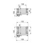Emuca Porte-bouteilles latéral extractible Titane Simplex avec fermeture amortie, module 200mm, Gris anthracite