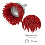 WOLFPACK LINEA PROFESIONAL Pinceau Nylon Coupelle Ø 50 mm Tige 1/4''