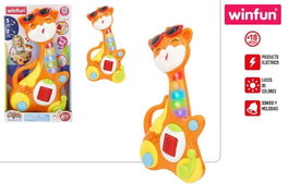 Color Baby Guitare Gatito avec lumières et sons