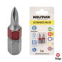 WOLFPACK LINEA PROFESIONAL Lot de 2 embouts Phillips N.0