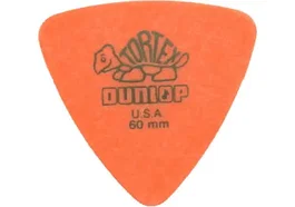 DUNLOP Pack de 6 médiators Tortex Triangle 0,60 mm