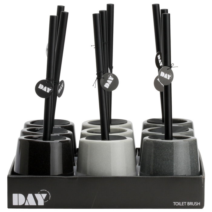 Day Brosse WC en céramique, d.12 cm H.37 cm