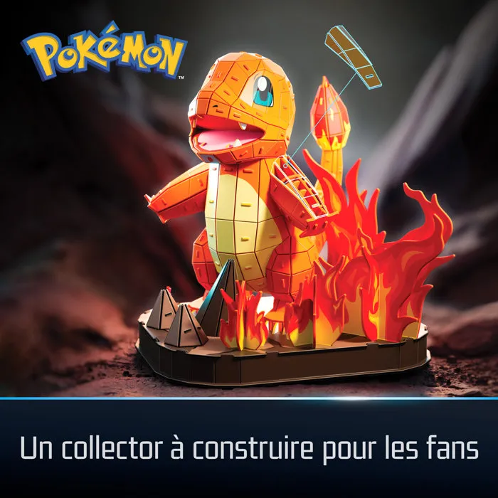 Spin Master Puzzle 3D Pokémon Salamèche 4D Build Spin Master Puzzle 3D Pokémon Salamèche 4D Build