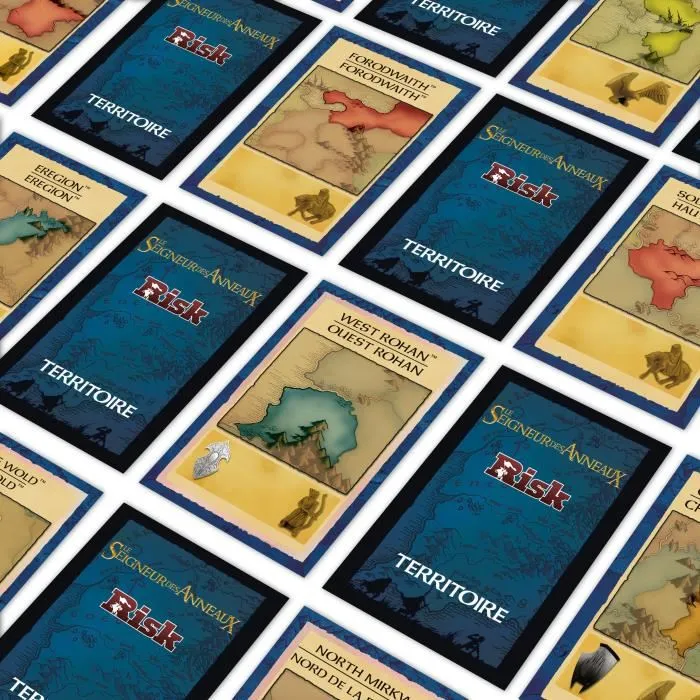 Winning Moves RISK Le Seigneur des Anneaux - Conquête des Territoires en Terre du Milieu - Jeu de société de stratégie - À partir de 10 ans