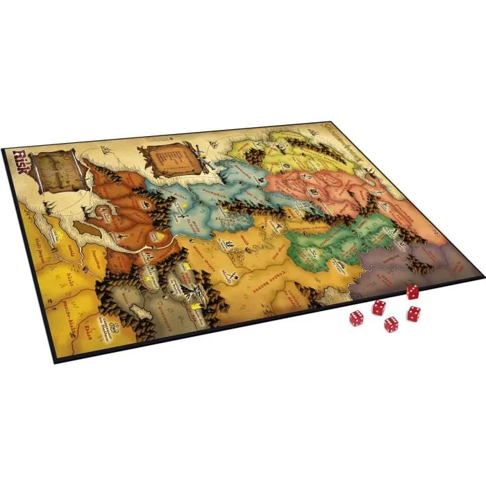 Winning Moves RISK Le Seigneur des Anneaux - Conquête des Territoires en Terre du Milieu - Jeu de société de stratégie - À partir de 10 ans