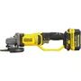 Stanley Fatmax V20 Meuleuse d'angle sans fil 125 mm 18V avec batterie 4 Ah et chargeur SFMCG400M1K-QW