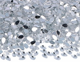 Innspiro Gemmes acryliques en forme de goutte transparentes 5x8mm, 5000 pièces