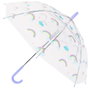 Entre Temps Parasol Enfant Transparent avec Motifs Assortis