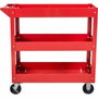 Domac Servante d'atelier 3 plateaux rouge