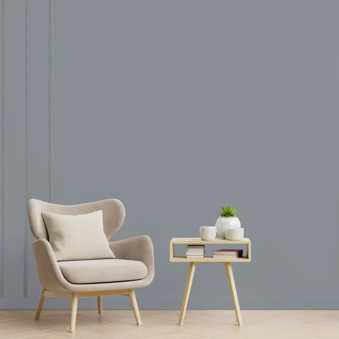 Ripolin Peinture murale intérieure satinée Gris Zinc 2,5 L - Monocouche ultra couvrante, lessivable, pour murs et boiseries - Classe A+