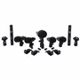 AKG Set de Microphones pour Batterie (P4, P2, P17, H440) - 4 Micros Tom/Caisse, 1 Micro Grosse Caisse, 2 Overheads Condensateur