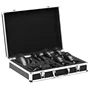 AKG Set de Microphones pour Batterie (P4, P2, P17, H440) - 4 Micros Tom/Caisse, 1 Micro Grosse Caisse, 2 Overheads Condensateur