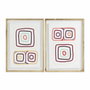DKD Home Decor Toile Pin Polystyrène 50 x 2,8 x 70 cm