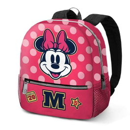 Karactermania Mochila Sweet Minnie Mouse Class - Sac à dos enfant 26x12x33 cm en ripstop avec bretelles ajustables et compartiments - Rose