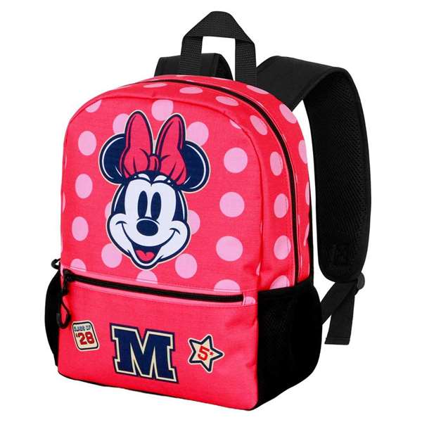 Karactermania Mochila Sweet Minnie Mouse Class - Sac à dos enfant 26x12x33 cm en ripstop avec bretelles ajustables et compartiments - Rose Karactermania Mochila Sweet Minnie Mouse Class - Sac à dos enfant 26x12x33 cm en ripstop avec bretelles ajustables et compartiments - Rose