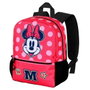 Karactermania Mochila Sweet Minnie Mouse Class - Sac à dos enfant 26x12x33 cm en ripstop avec bretelles ajustables et compartiments - Rose