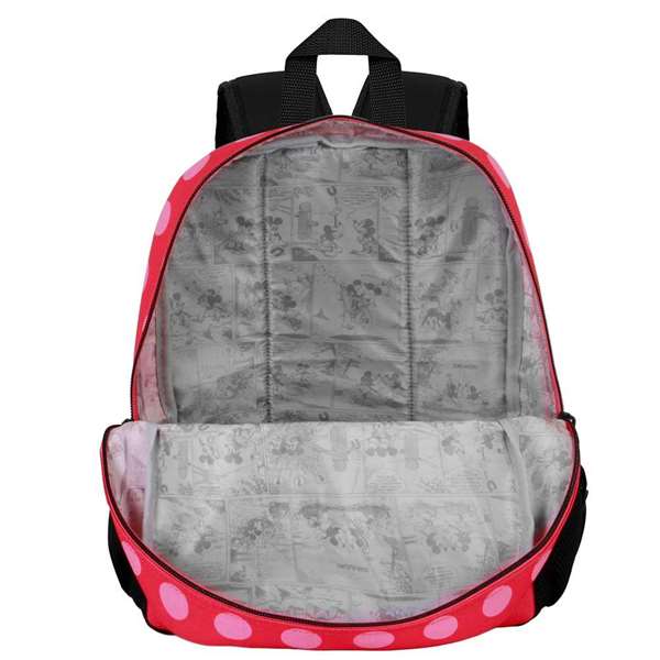 Karactermania Mochila Sweet Minnie Mouse Class - Sac à dos enfant 26x12x33 cm en ripstop avec bretelles ajustables et compartiments - Rose Karactermania Mochila Sweet Minnie Mouse Class - Sac à dos enfant 26x12x33 cm en ripstop avec bretelles ajustables et compartiments - Rose