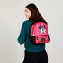 Karactermania Mochila Sweet Minnie Mouse Class - Sac à dos enfant 26x12x33 cm en ripstop avec bretelles ajustables et compartiments - Rose