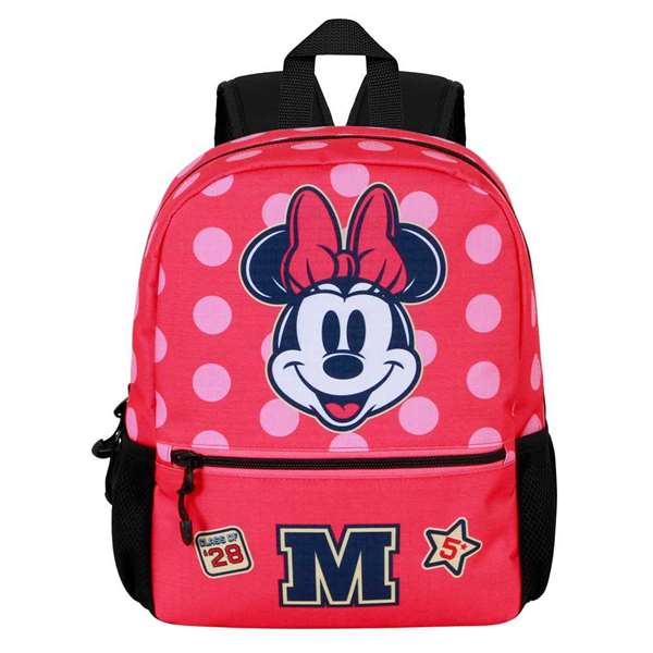 Karactermania Mochila Sweet Minnie Mouse Class - Sac à dos enfant 26x12x33 cm en ripstop avec bretelles ajustables et compartiments - Rose Karactermania Mochila Sweet Minnie Mouse Class - Sac à dos enfant 26x12x33 cm en ripstop avec bretelles ajustables et compartiments - Rose