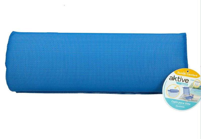 Aktive Coussin de chaise bleu 35 x 14 x 5 cm Aktive Coussin de chaise bleu 35 x 14 x 5 cm