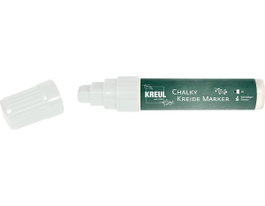 Kreul CHALKY CHALK XXL Marqueur à craie blanc neige pointe biseautée 15 mm
