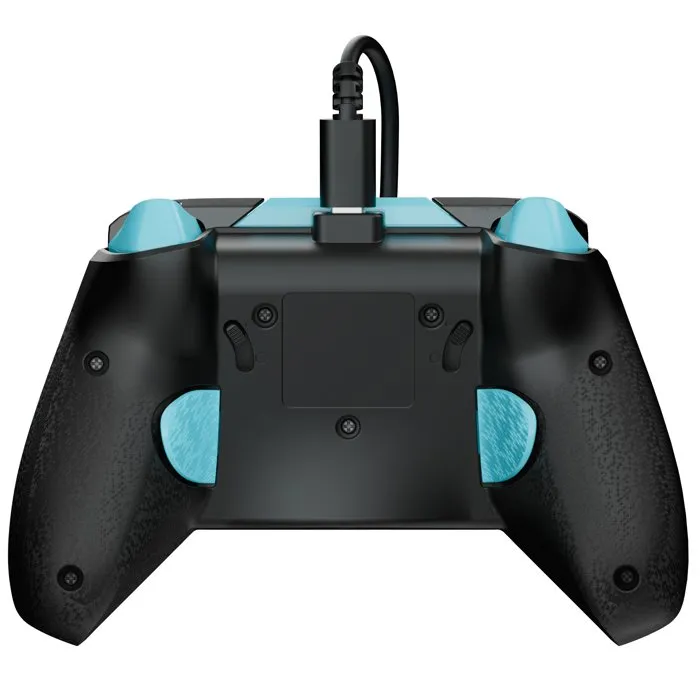 Turtle Beach Rematch Advanced - Manette de jeu officielle Xbox & PC filaire - Conception phosphorescente, gâchettes et boutons arrière assignables, vibration, contrôle audio