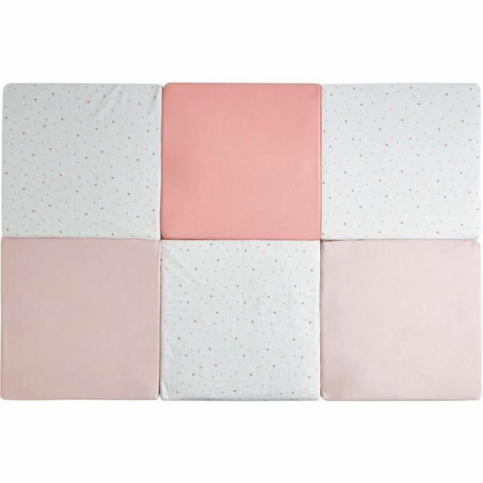 Tineo Maxi Tapis d'éveil Malin Mon Coeur 5en1 - Rose et rose poudré Tineo Maxi Tapis d'éveil Malin Mon Coeur 5en1 - Rose et rose poudré