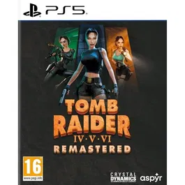 Just For Games Tomb Raider IV-VI Remastered Starring Lara Croft - Jeu PS5 sur Blu-Ray - Jeu d'aventure emblématique