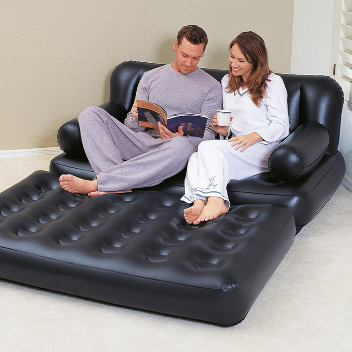 Bestway 75054 Fauteuil Gonflable 5 Positions Noir 188x152x64 cm Intérieur Bestway 75054 Fauteuil Gonflable 5 Positions Noir 188x152x64 cm Intérieur