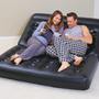 Bestway 75054 Fauteuil Gonflable 5 Positions Noir 188x152x64 cm Intérieur