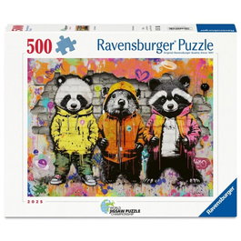 Ravensburger 12001705 Puzzle Amigos Peluditos 500 Pièces pour Adultes à partir de 12 Ans 49 x 36 cm