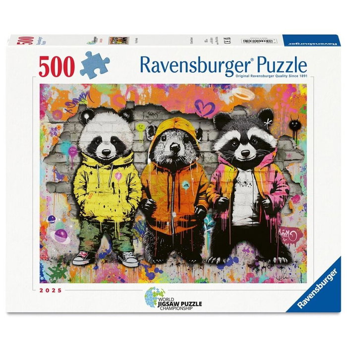 Ravensburger 12001705 Puzzle Amigos Peluditos 500 Pièces pour Adultes à partir de 12 Ans 49 x 36 cm Ravensburger 12001705 Puzzle Amigos Peluditos 500 Pièces pour Adultes à partir de 12 Ans 49 x 36 cm