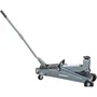 Powertrac Cric Hydraulique Rouleur 2,5T pour SUV et 4x4 - Hauteur de Levage 190 à 535 mm, Chariot Long, Poignée Rotative 360° et Roues Pivotantes