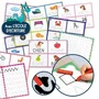 Liscianigiochi MONTESSORI PEN - Table d'écriture et de dessin effaçable, jeu éducatif en bois avec stylo et cartes, méthode Montessori, pour enfant de 3 à 6 ans