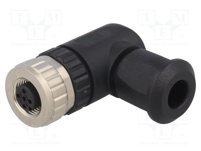 HARTING Connecteur M12 Femelle 5 Broches Code A Angulaire 90° HARTING Connecteur M12 Femelle 5 Broches Code A Angulaire 90°