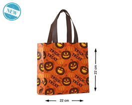 Atosa Sac à bonbons Citrouilles Orange Trick or Treat 22x22x10 cm