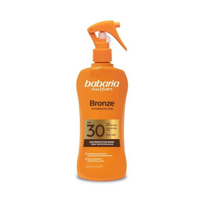 Babaria SUN LOVERS BRONZE Spray Protecteur Solaire SPF 30 Babaria SUN LOVERS BRONZE Spray Protecteur Solaire SPF 30