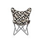 DKD Home Decor Fauteuil Crème et Brun foncé en Fer