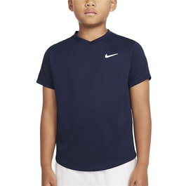 T shirt à manches courtes Enfant Nike CV7565-451 Blue marine
