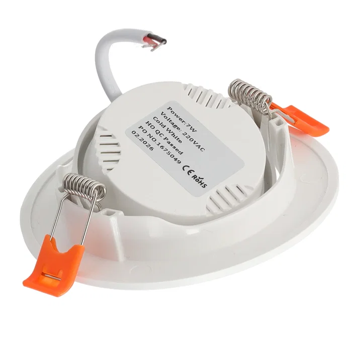 Foco Downlight Circular LED 7W Blanco Cálido 2700K 589Lm Foco Downlight Circular LED 7W Blanco Cálido 2700K 589Lm