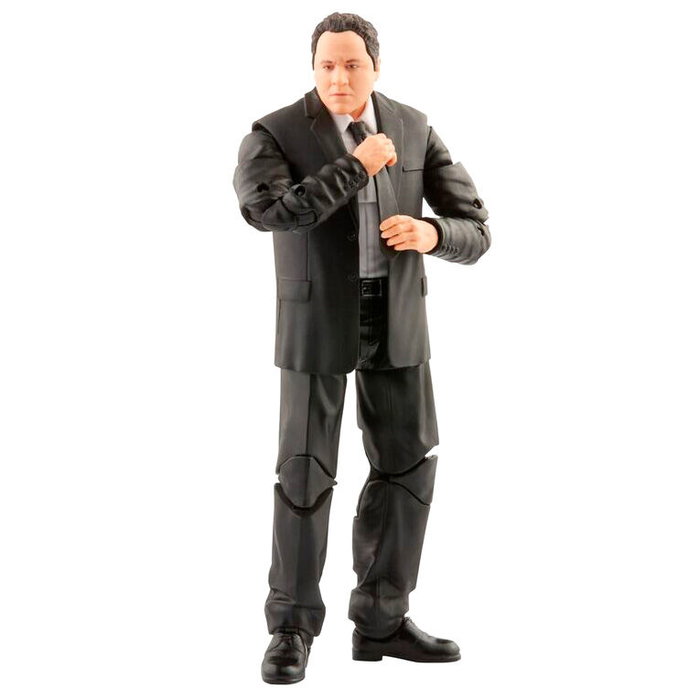 Hasbro - Figurines articulées Happy Hogan et Iron Man Mark XXI avec accessoires - Iron Man 3 The Infinity Saga Marvel - 15 cm