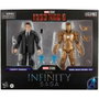 Hasbro - Figurines articulées Happy Hogan et Iron Man Mark XXI avec accessoires - Iron Man 3 The Infinity Saga Marvel - 15 cm