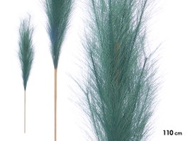 Giftdecor Branche Décorative Verte 110 cm en Plastique et Métal (Set de 24)